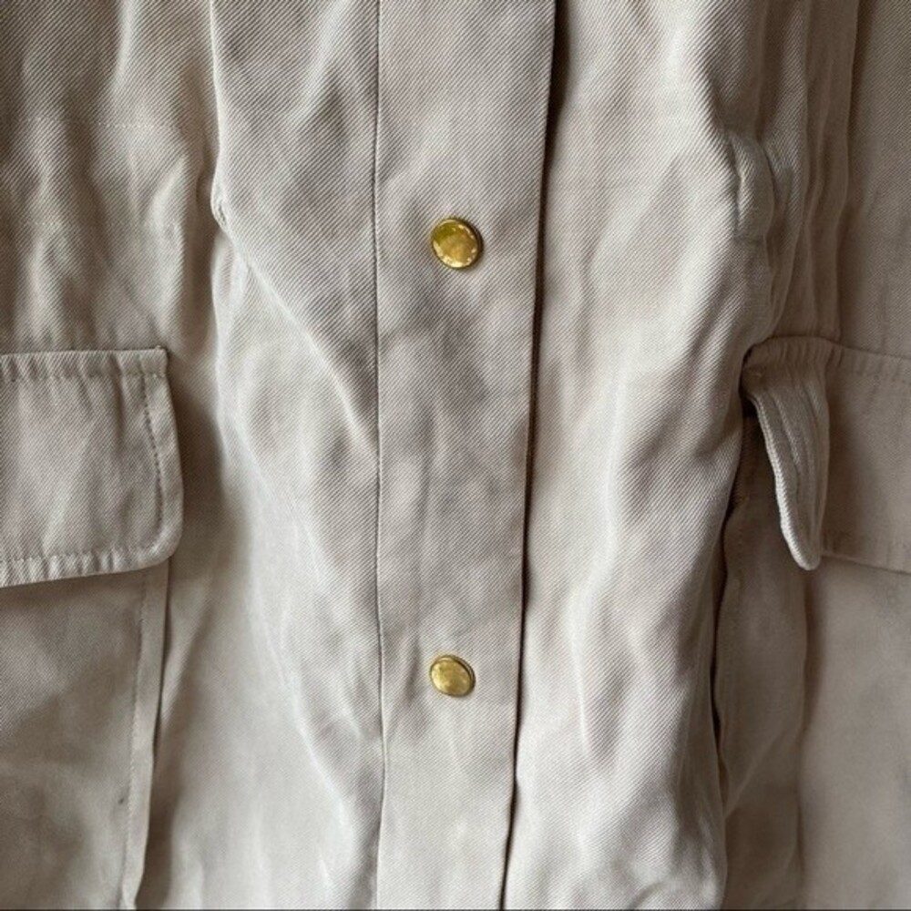 Zara Basic Beige Neutral Lightweight Jacket - image 7